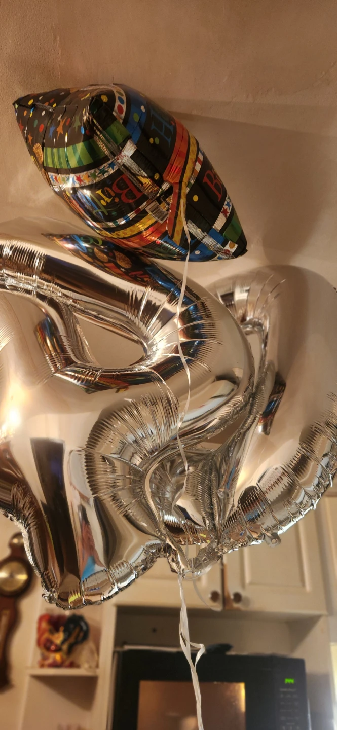 Birthday Mylar Balloons 40th - photo 3