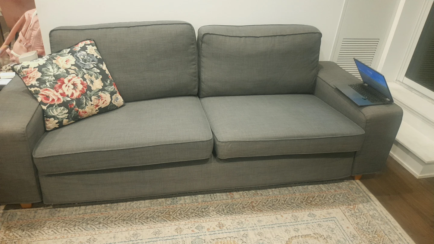 Grey Loveseat Sofa