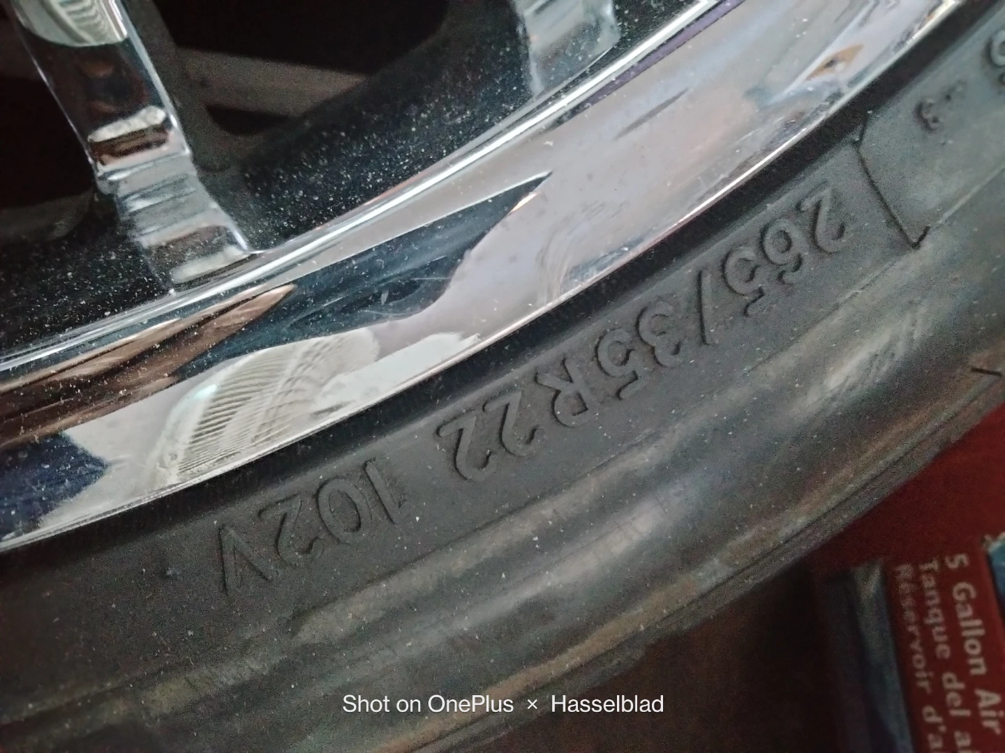 Diablo Chrome Wheel with Tire 265/35R22 - photo 2