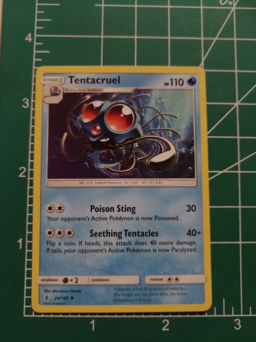 Pokemon TCG Tentacruel Card 24/145