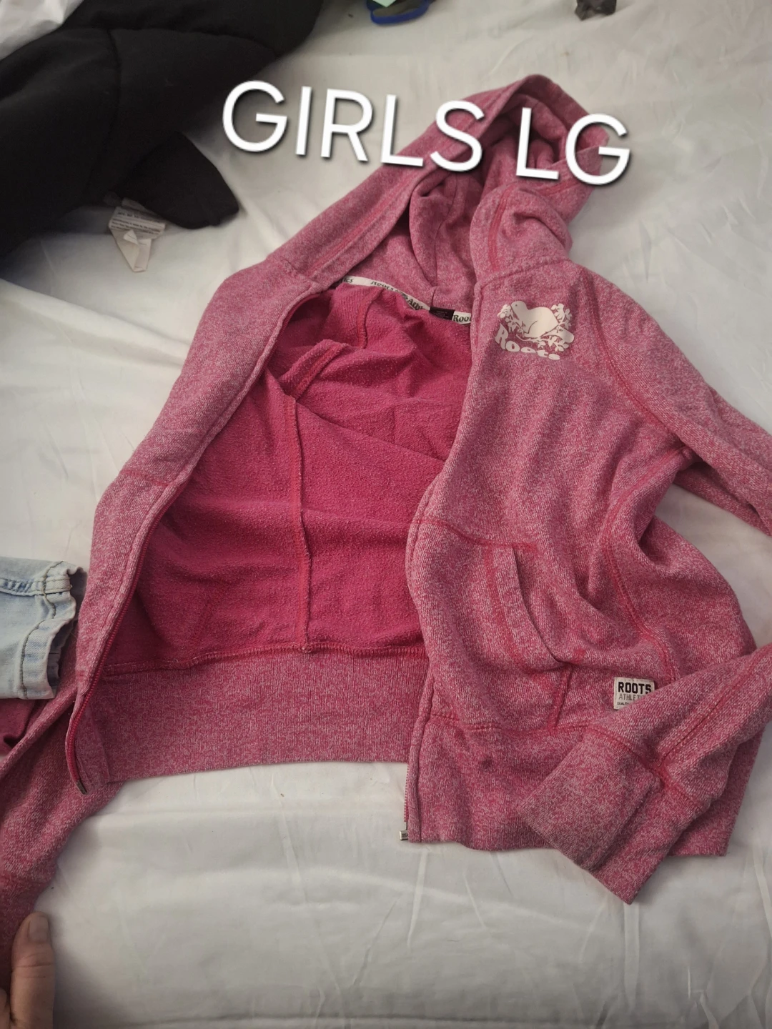 Roots Girls Zip-Up Hoodie