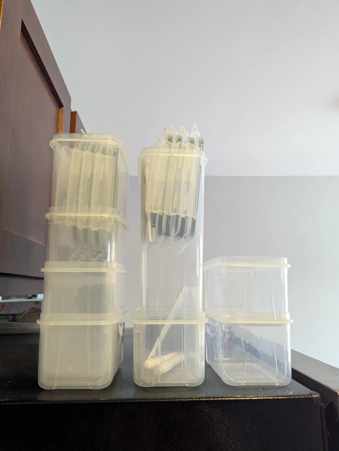 Stackable Food Storage Containers Set