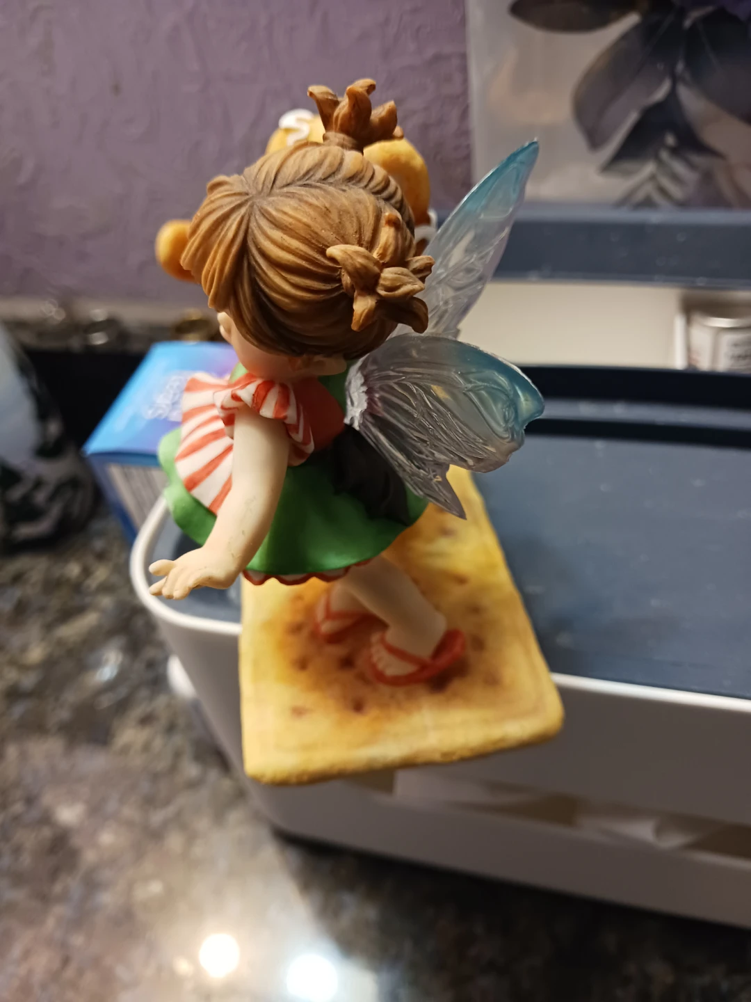 Gingerbread Man and Fairy Figurine - photo 2