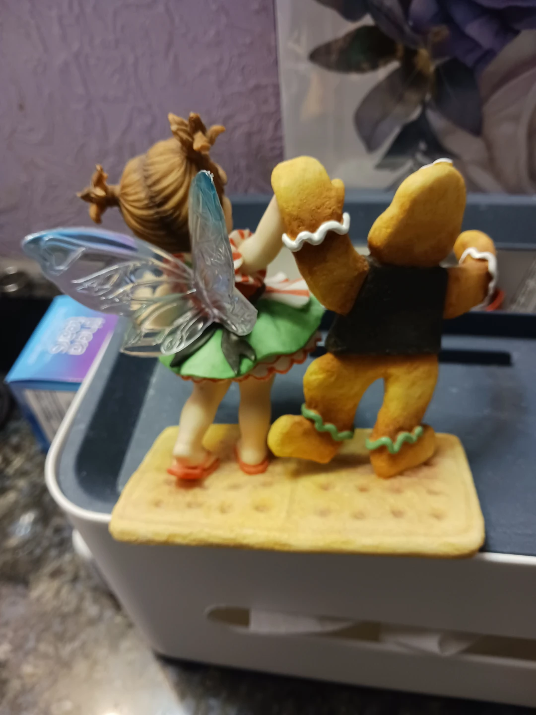 Gingerbread Man and Fairy Figurine - photo 3