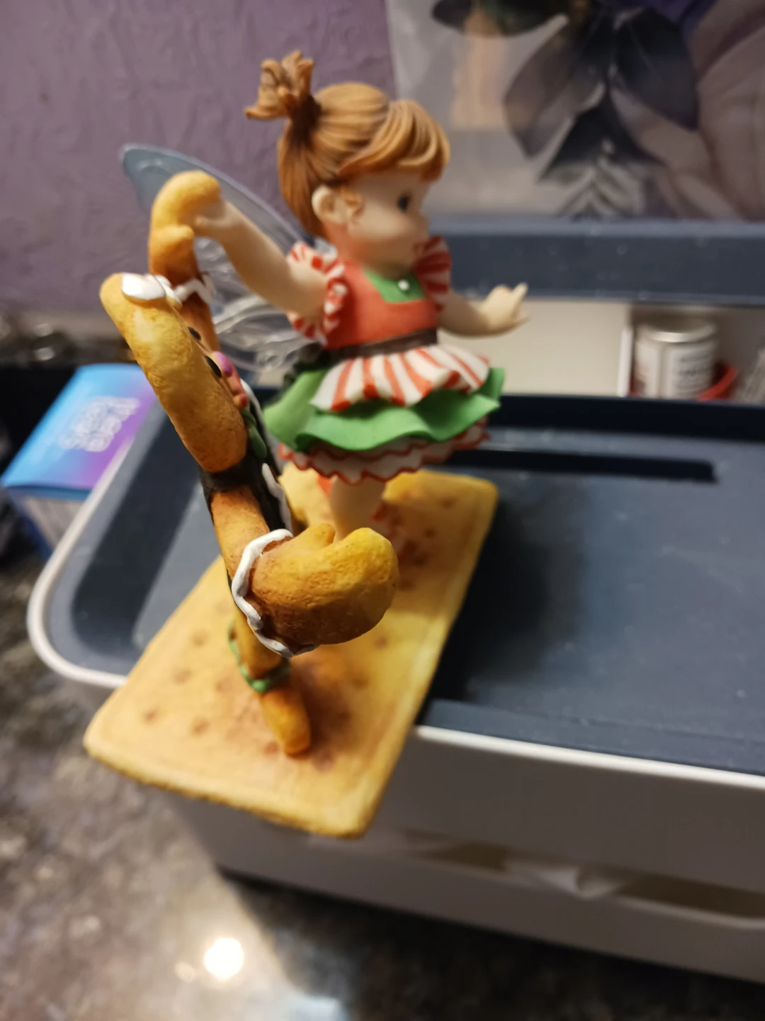 Gingerbread Man and Fairy Figurine - photo 4