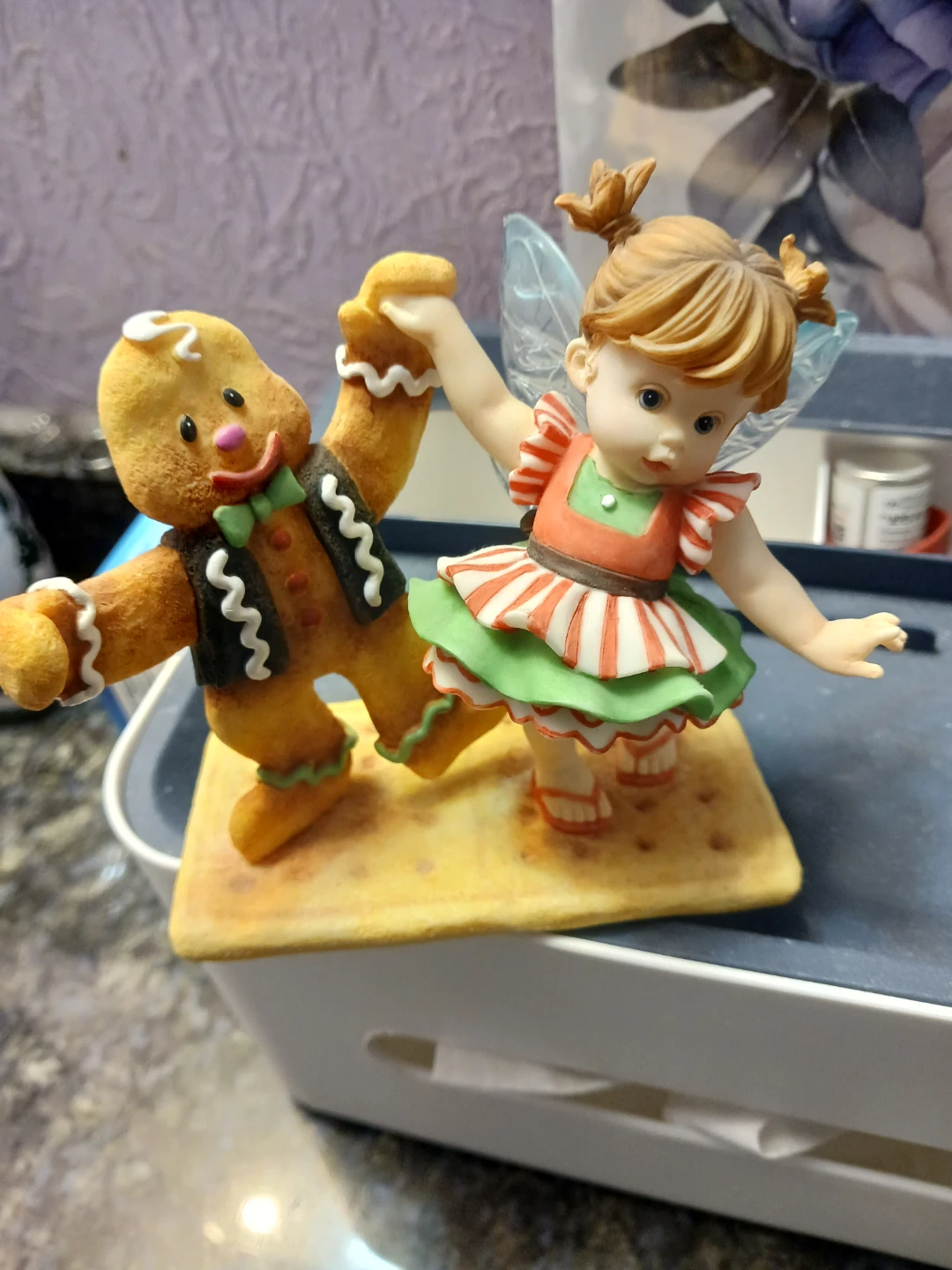 Gingerbread Man and Fairy Figurine - photo 5