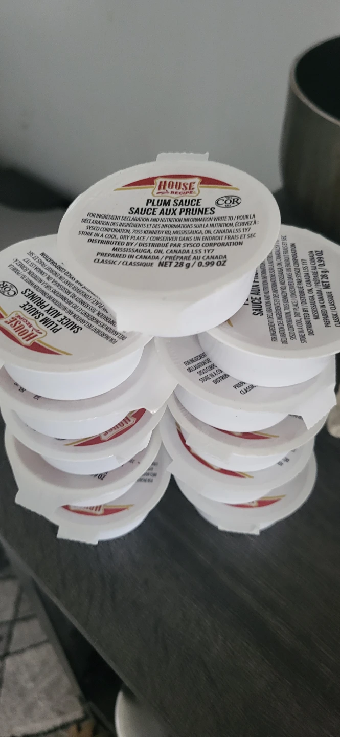 House Recipe Plum Sauce (28g individual portions)