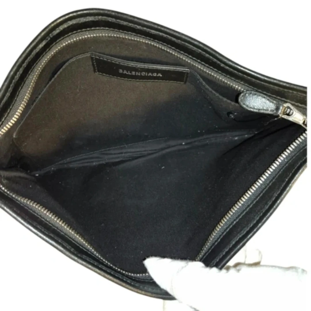 Balenciaga Clutch Canvas & Leather Bag - photo 5