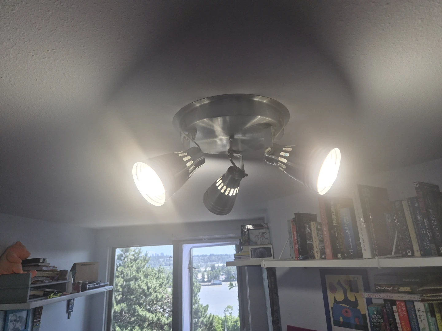 Brushed Nickel 3-Light Track Lighting Fixture - photo 2