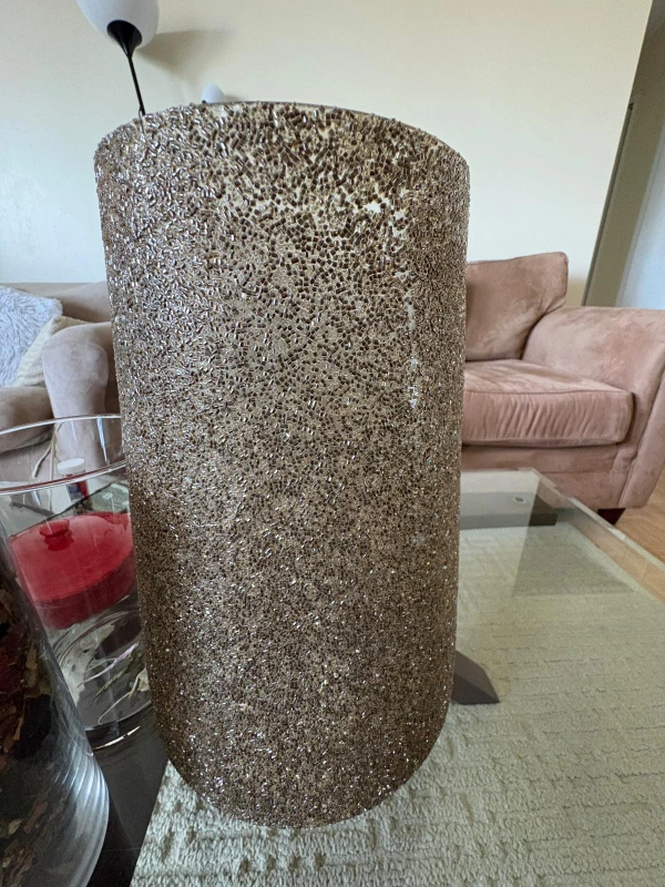 Sparkly Cylinder Vase
