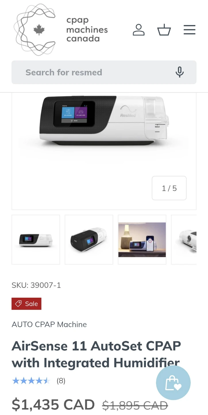 Brand New ResMed AirSense 11 AutoSet - photo 3