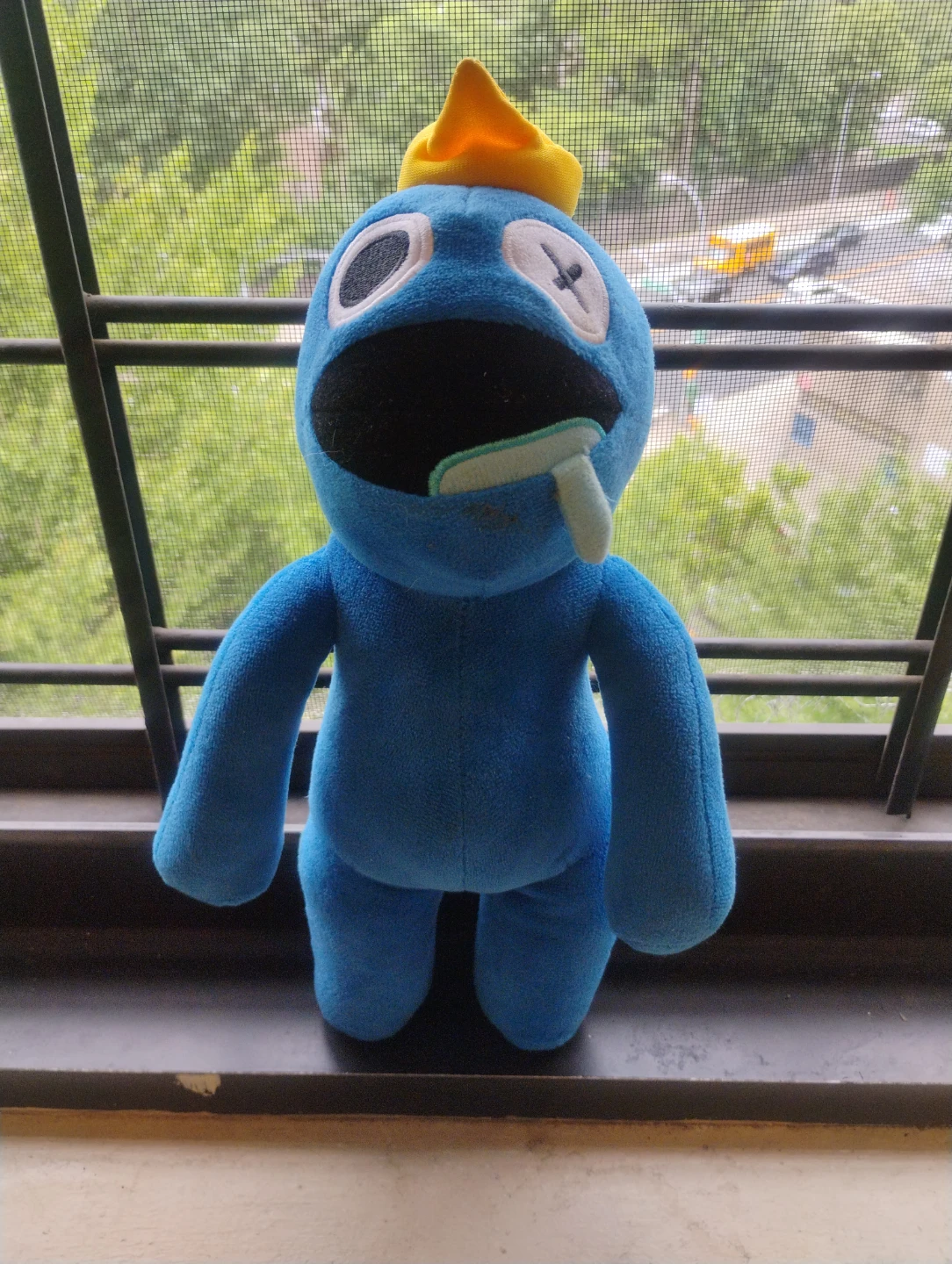 Blue Character Plush Toy