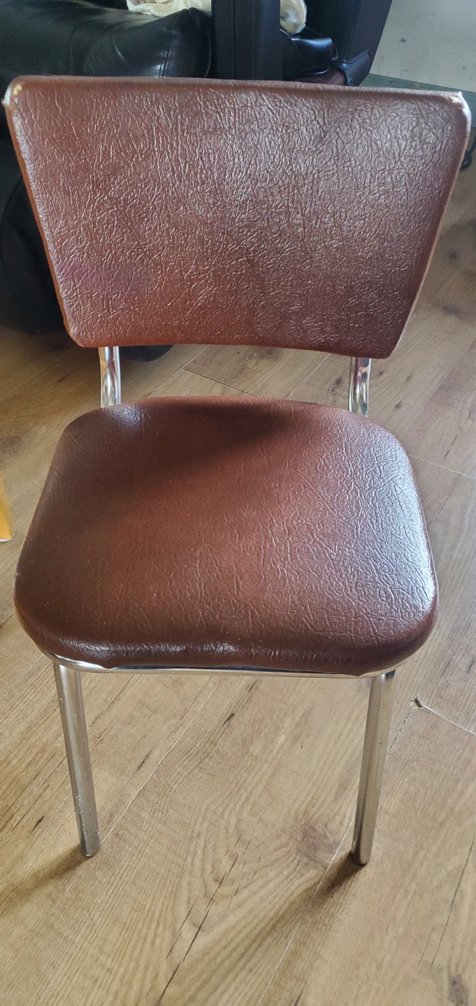 Vintage Wooden Baby chair with potty and vintage child chair - photo 3