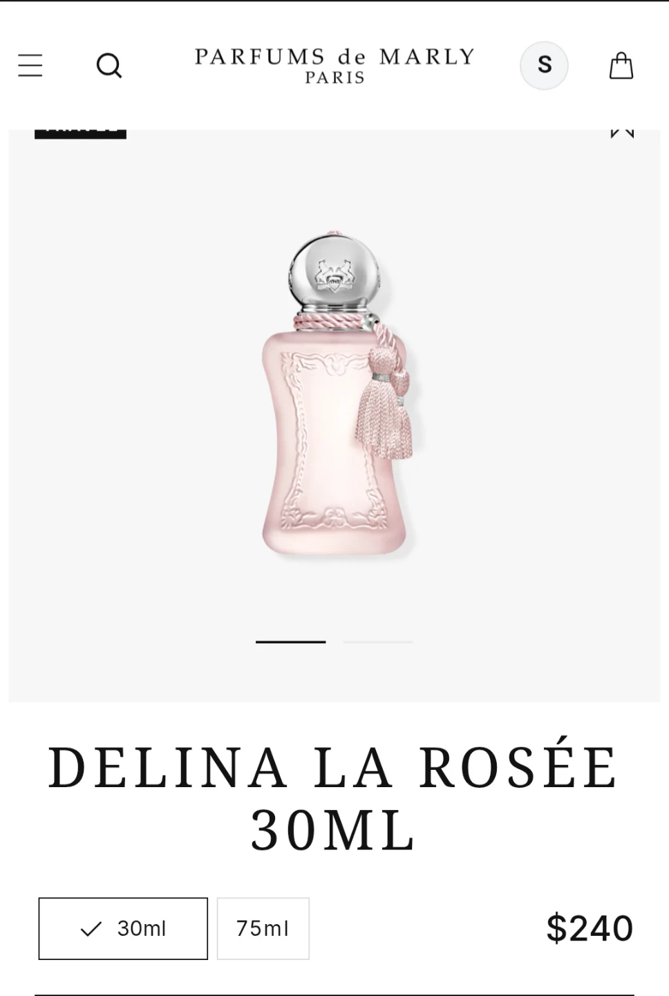 Parfums de Marly Delina La Rosée Eau de Parfum 30ml