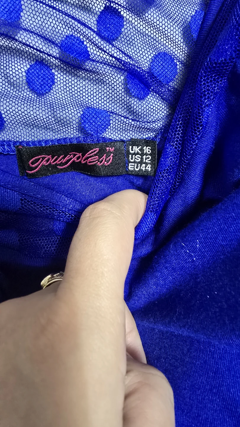 Maternity dress  blue size L  US12 - photo 2