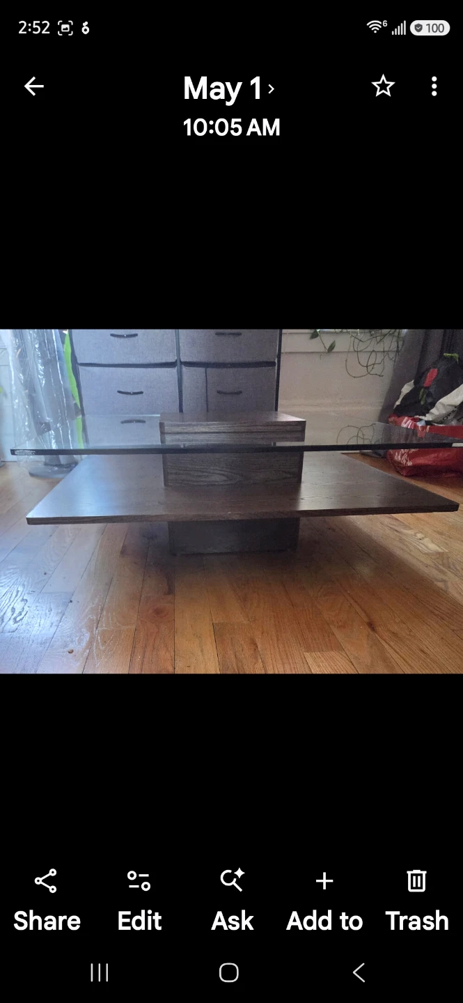 Glass Coffee Table - photo 2