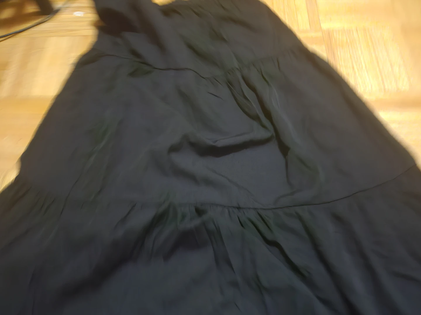 Black Polyester Maxi Skirt - Asian L - photo 4