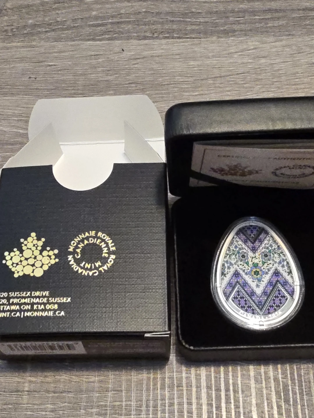 2026 Canadian $20 Fine Silver Pysanka Egg Coin