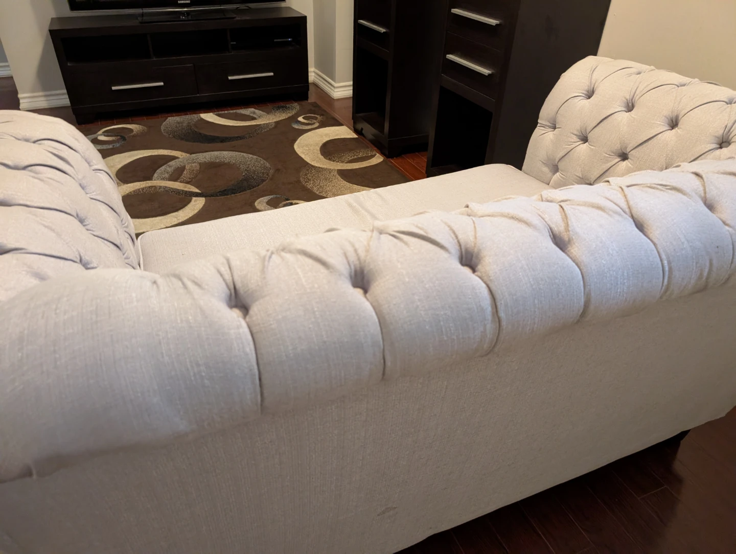 Tufted Loveseat Sofa - photo 2
