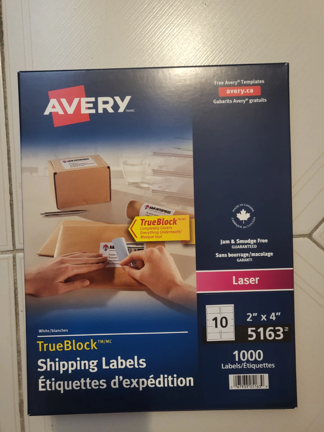 Avery TrueBlock Shipping Labels