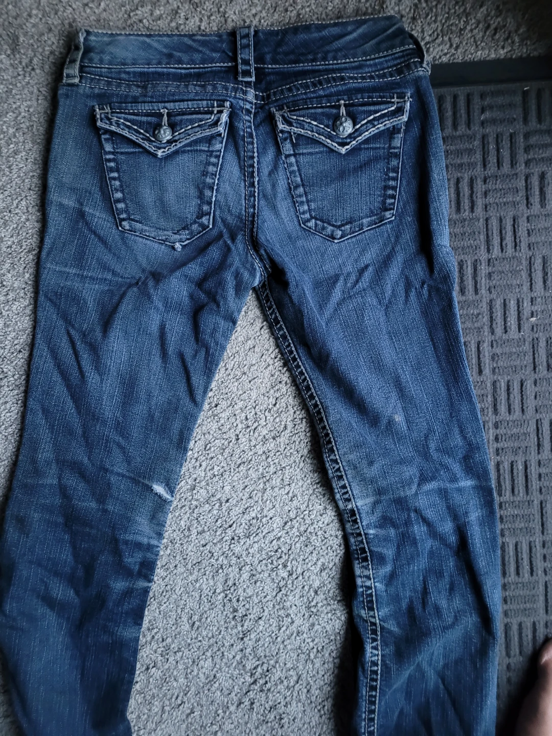 Bootlegger Jeans "Paradise" Blue Denim - photo 2