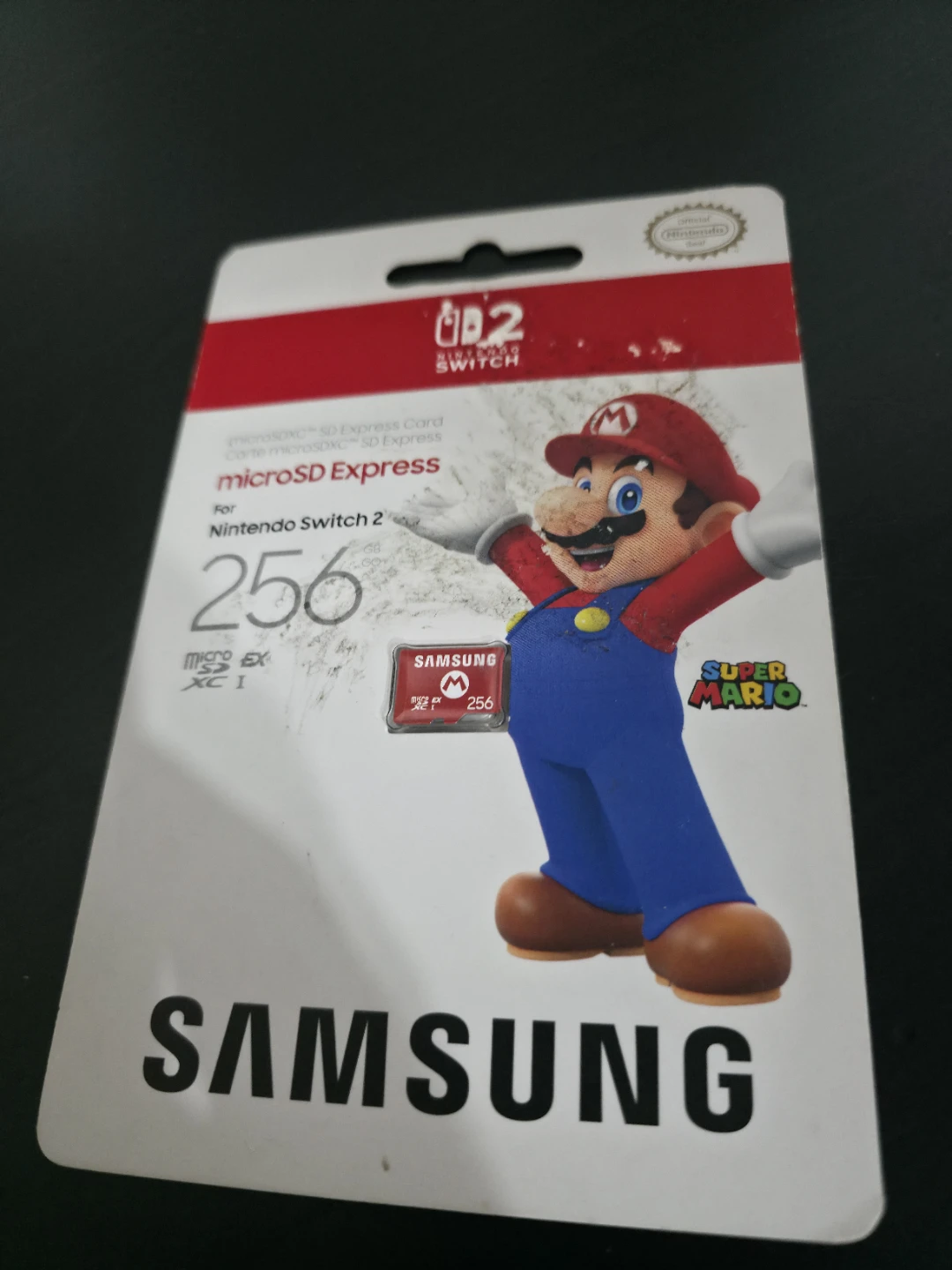Samsung 256GB micro Express SD Card for Nintendo Switch 2