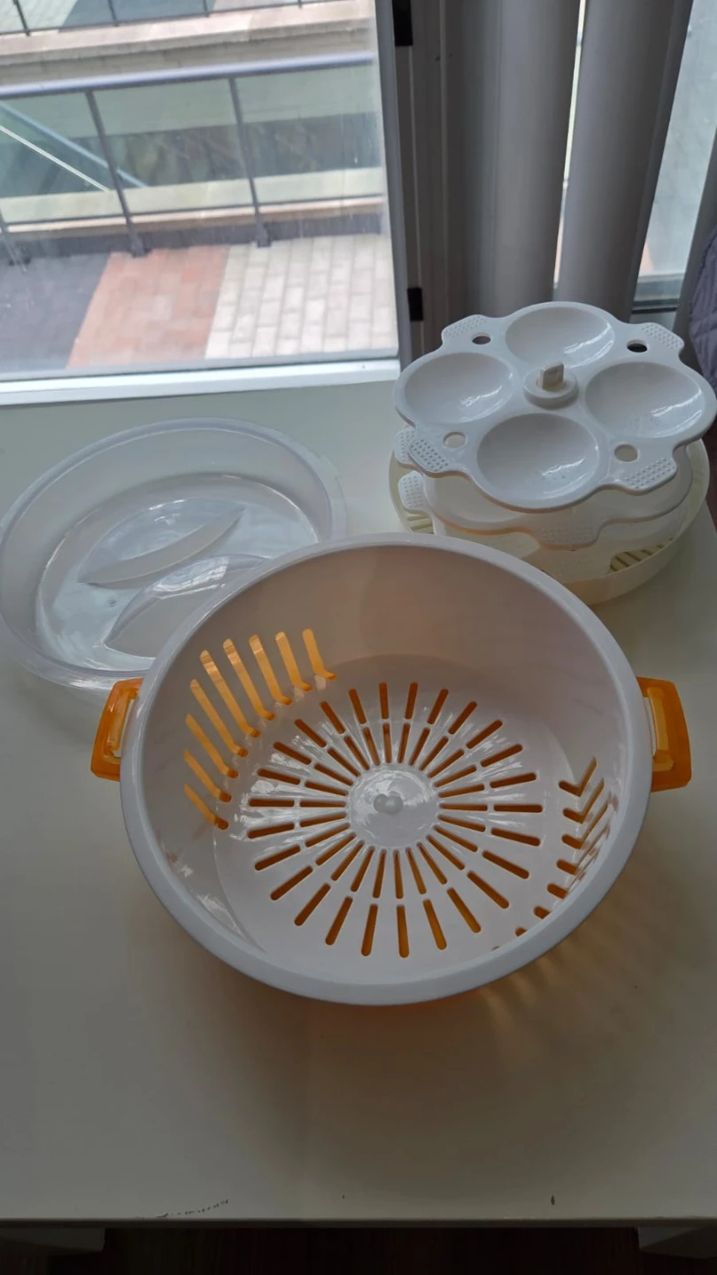 Microwave Idli/ Dhokla Maker | Vegetable Steamer & Strainer - photo 4