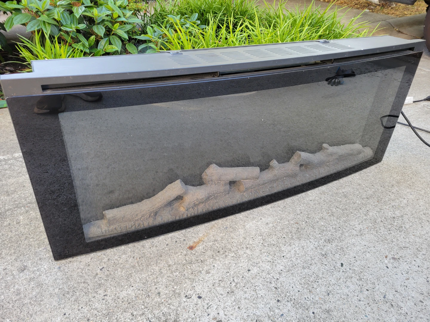 Twin-Star 48" Curved Electric Fireplace Insert - 1500W - photo 5