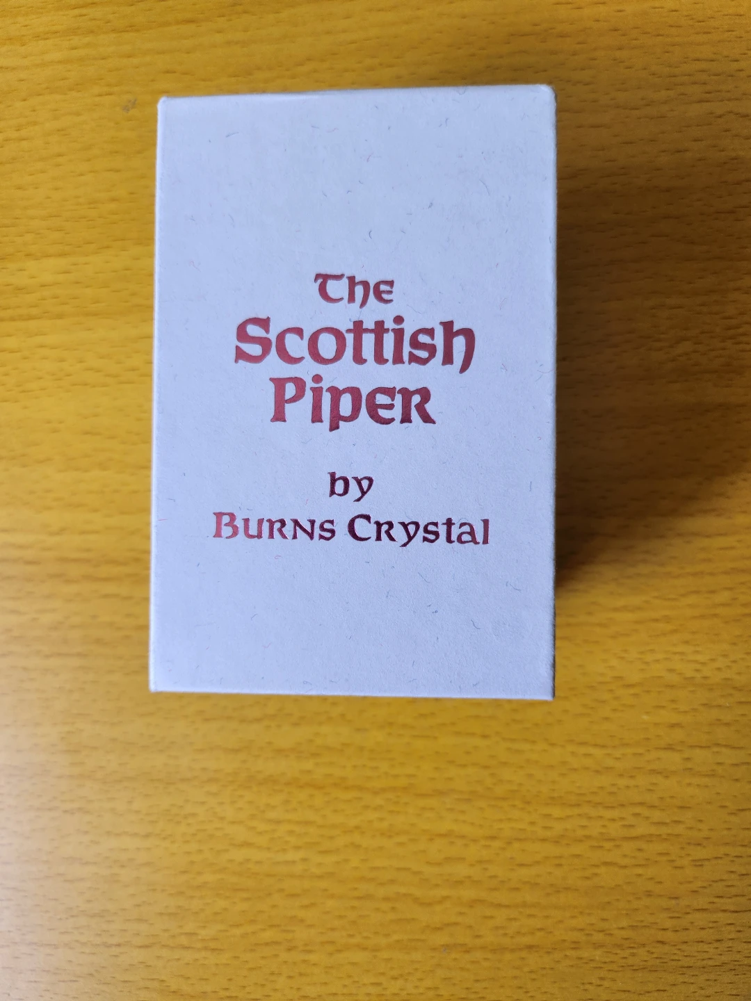 Burns Crystal Scottish Piper Figurine