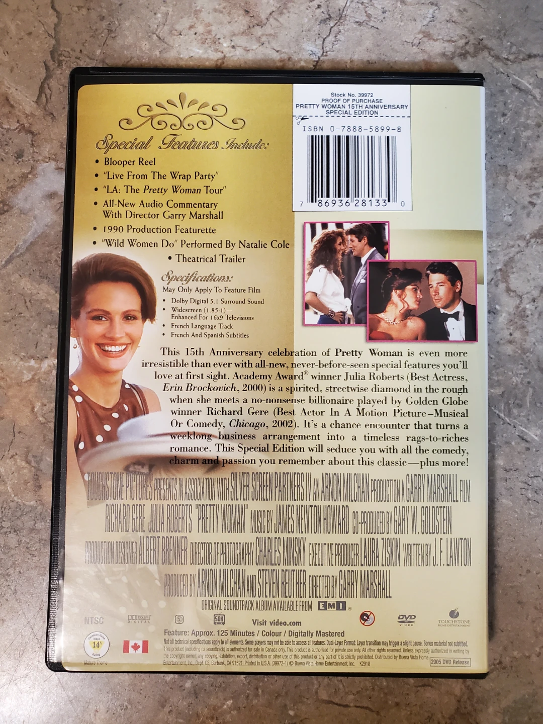 Pretty Woman 15th Anniversary Special Edition DVD ⚽ - photo 2