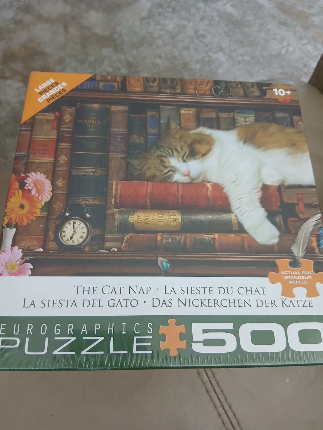 ⚽️Eurographics The Cat Nap 500 Piece Puzzle