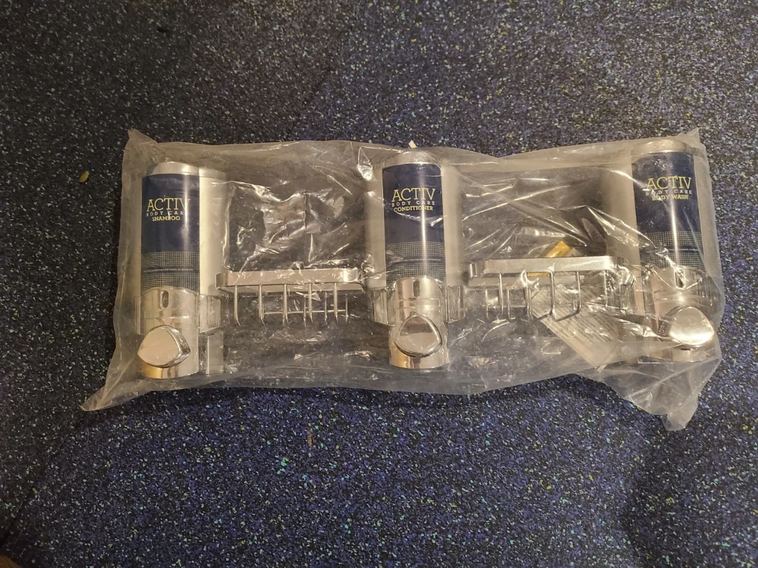 Activ Body Care Shampoo, Conditioner, Body Wash Dispenser Set