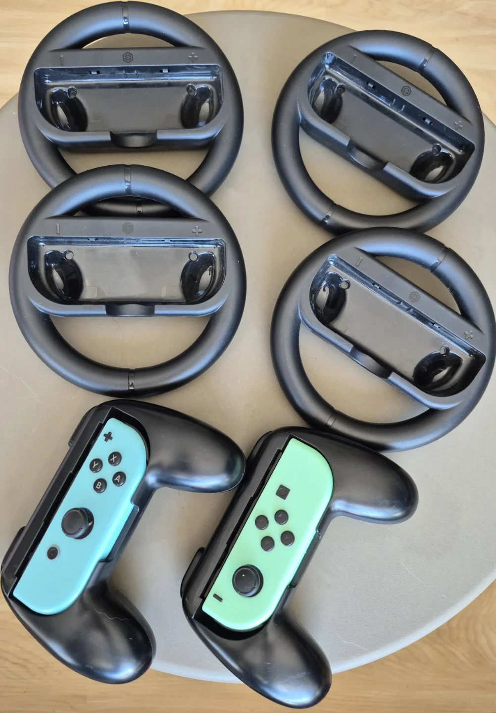 Nintendo Switch Joy-Con Steering Wheels plus 2 controllers