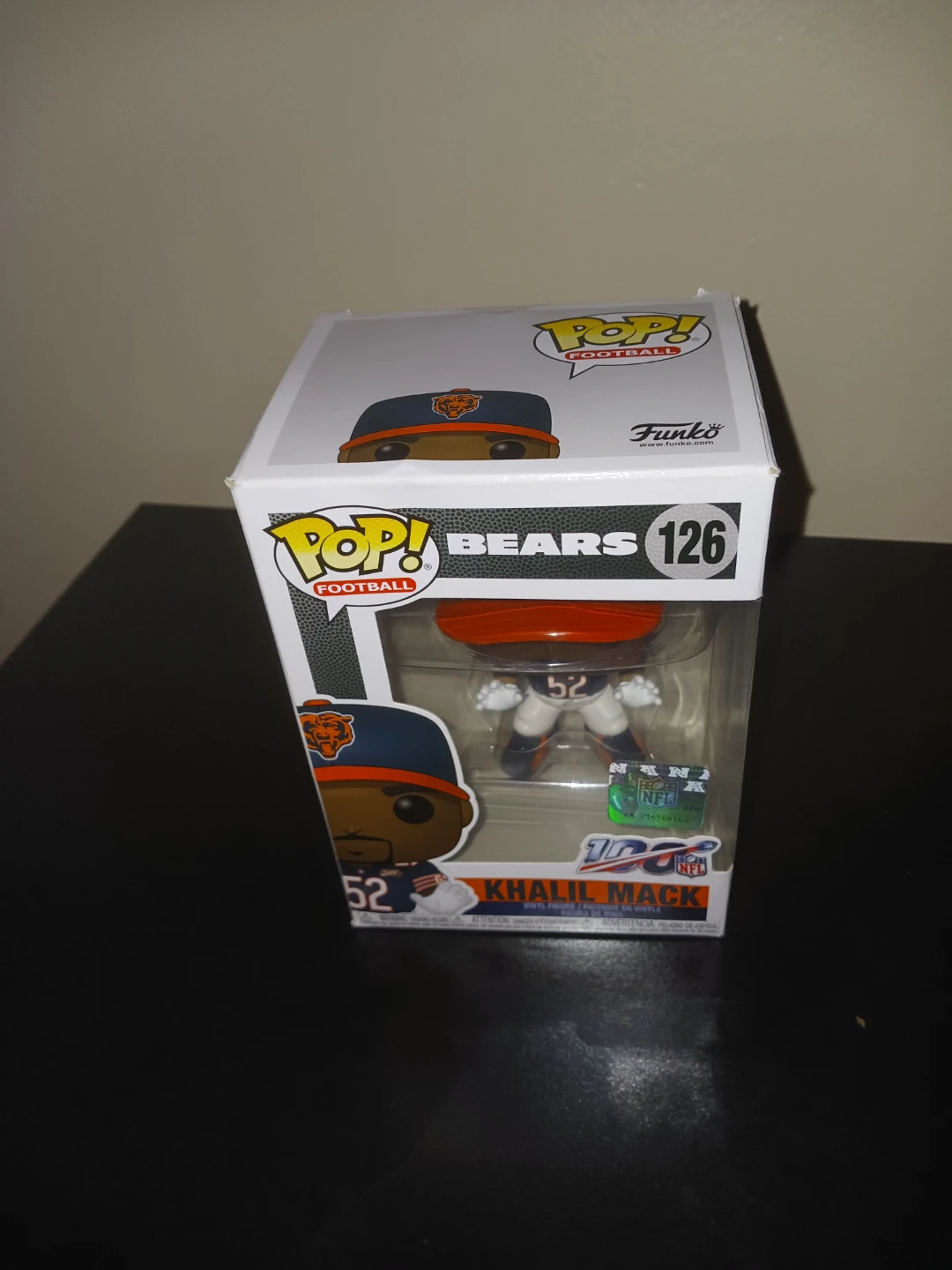 Funko Pop! Khalil Mack Chicago Bears #126 Vinyl Figure - photo 2