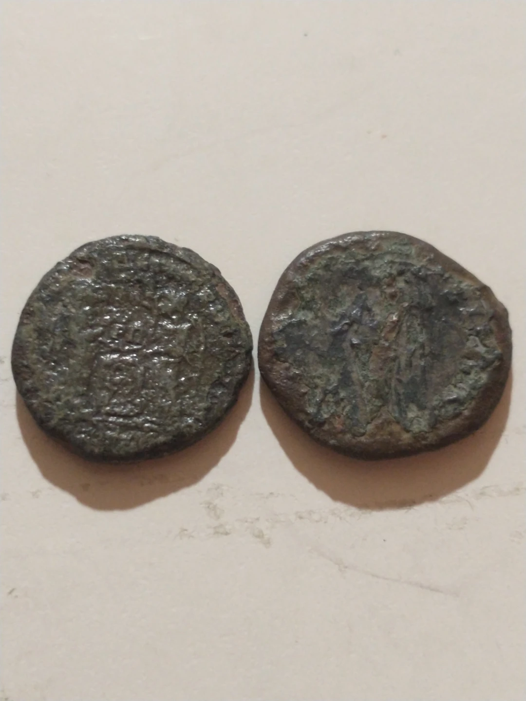 Ancient Roman bronze coin lot #1 most circa 3rd century