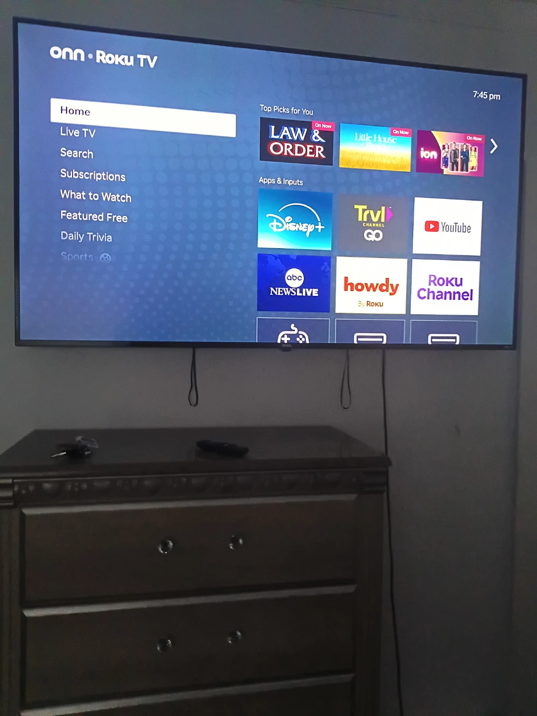 onn. Roku TV 65-inch