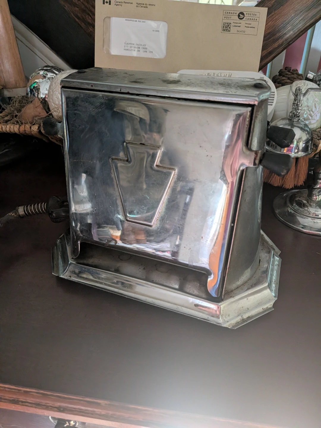 Vintage Chrome Toaster