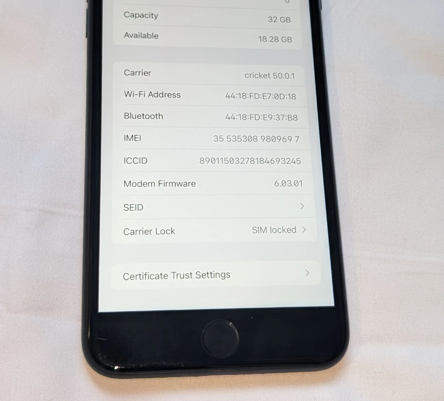 BLACK APPLE iPhone 7 PLUS AT&T CRICKET PHONE - photo 5