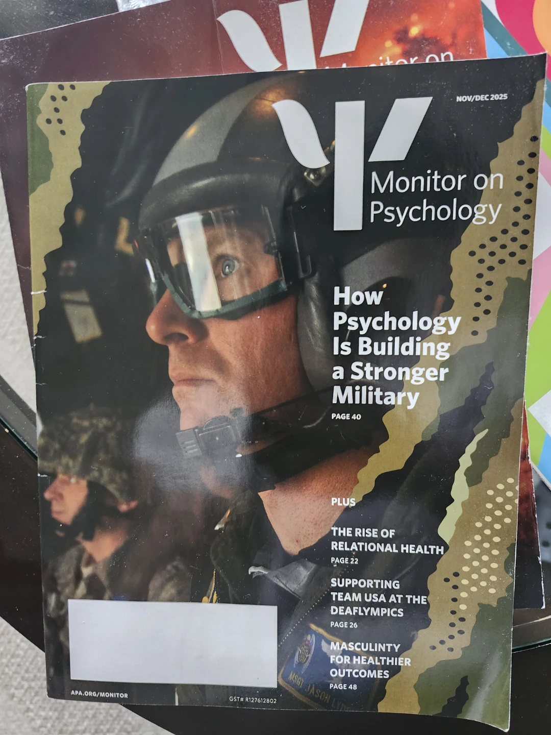 Monitor on Psychology Magazine Lot - photo 2