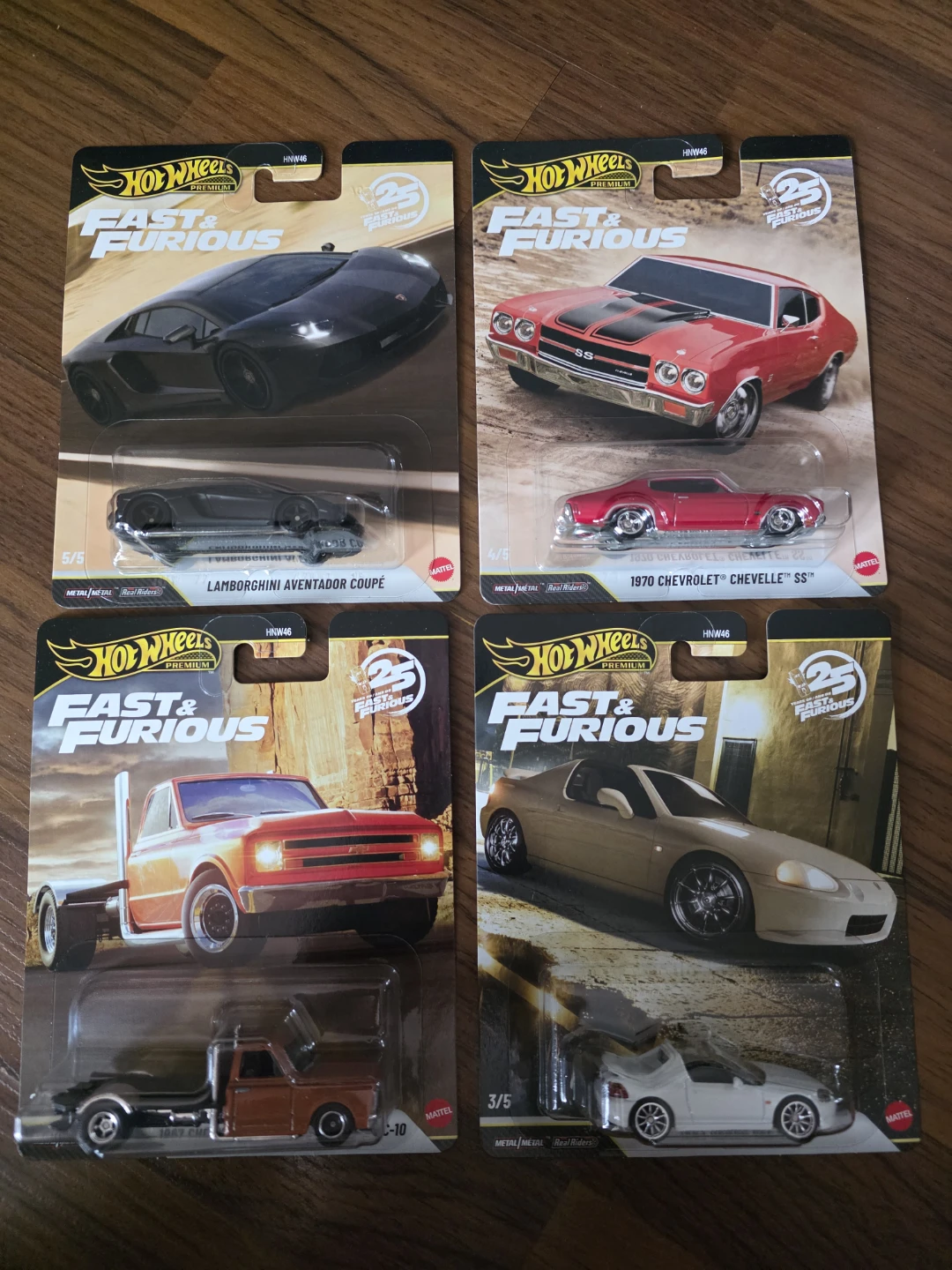 Hot Wheels Fast & Furious Premium Diecast Cars