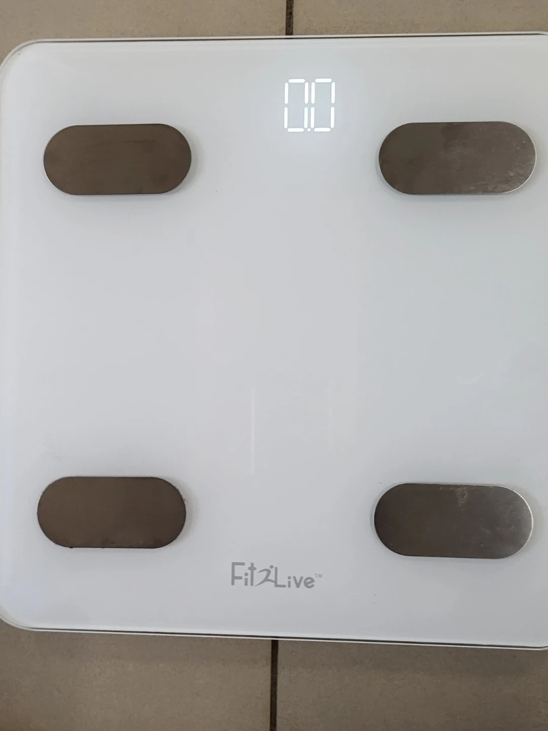 ​Fit2Live Bluetooth Smart Body Fat Scale with USB Rechargeable