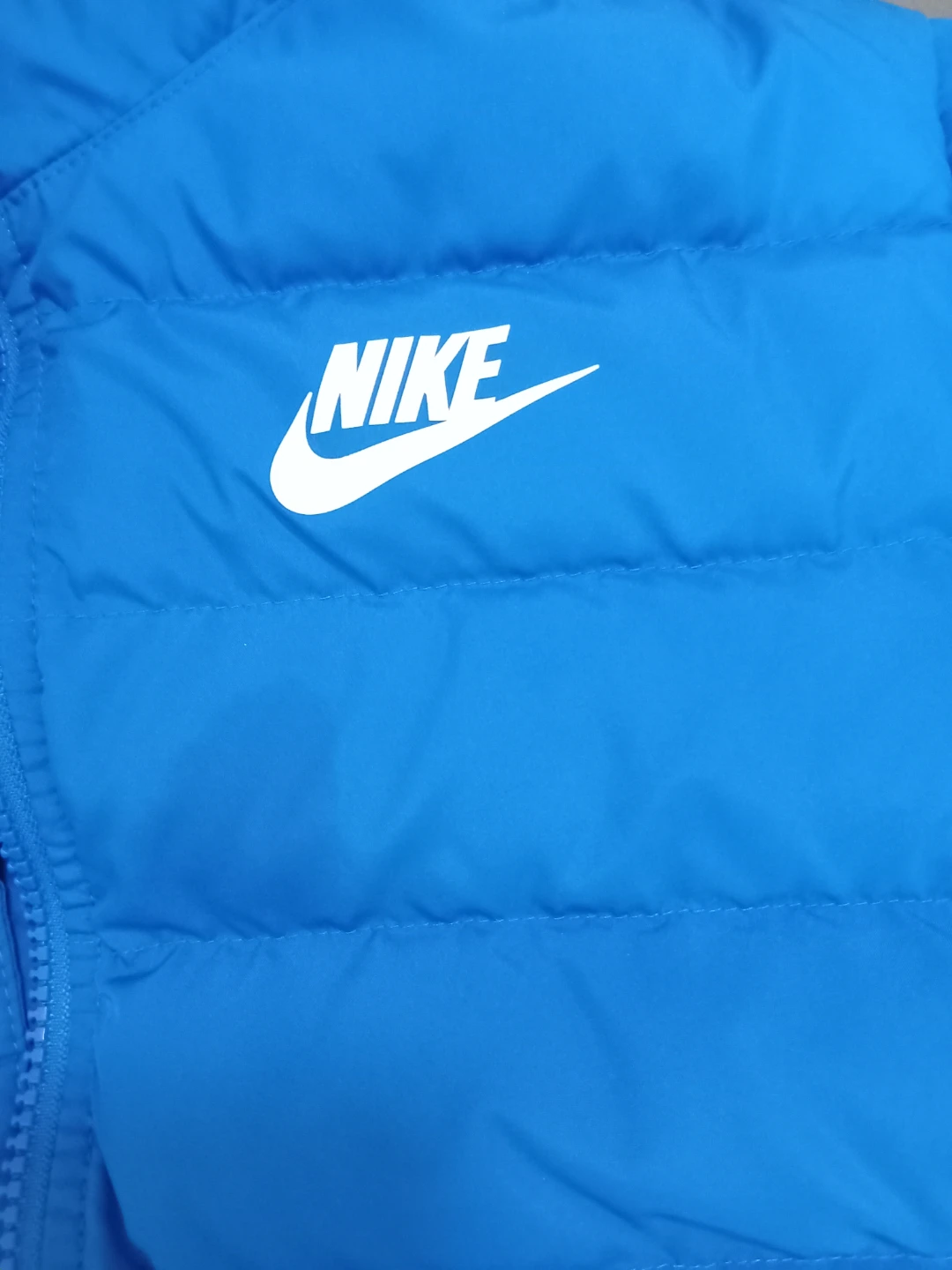 Boys Nike Blue Puffer Jacket Size xs
