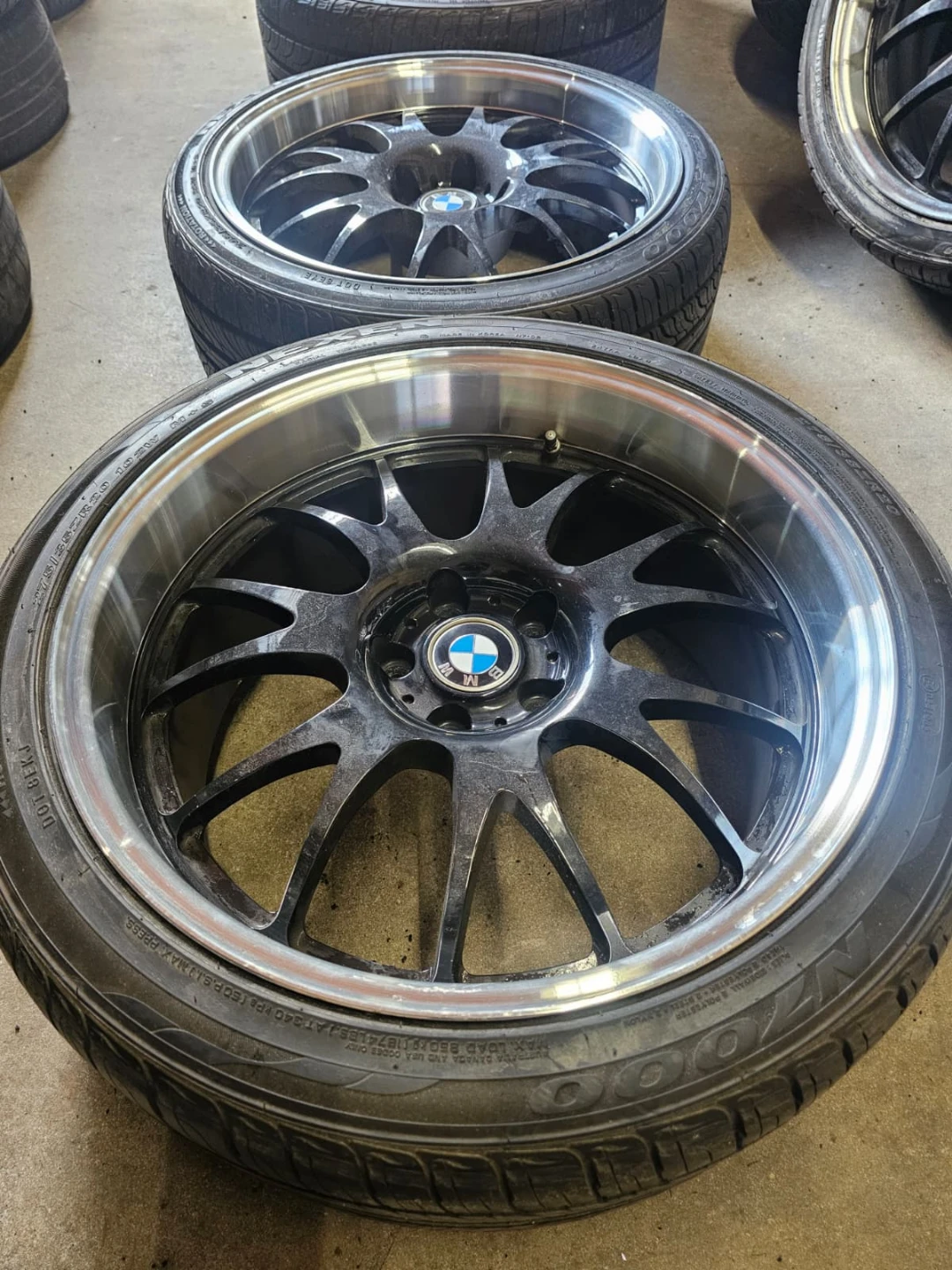 20 inch Bmw staggered rims wheels 5x120 - photo 2