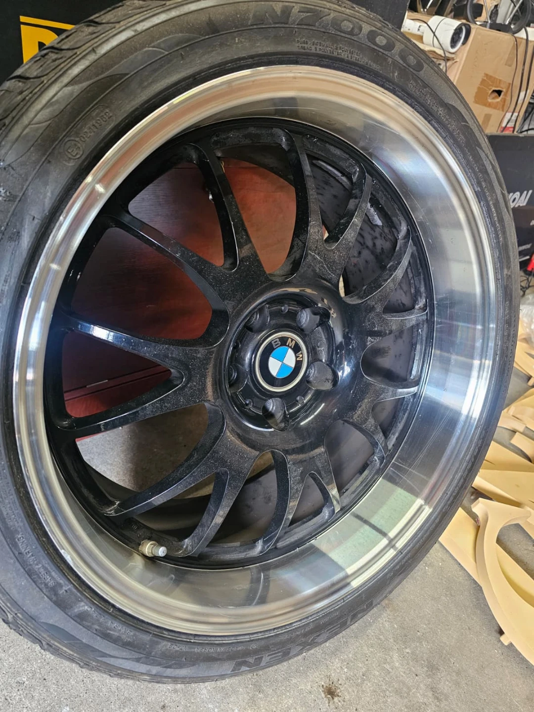 20 inch Bmw staggered rims wheels 5x120 - photo 3