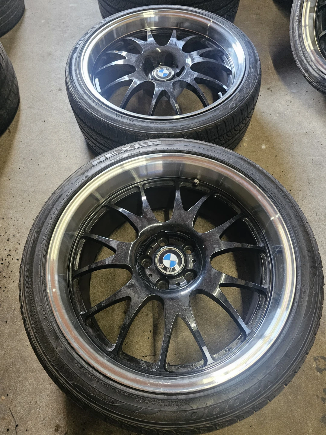20 inch Bmw staggered rims wheels 5x120 - photo 5