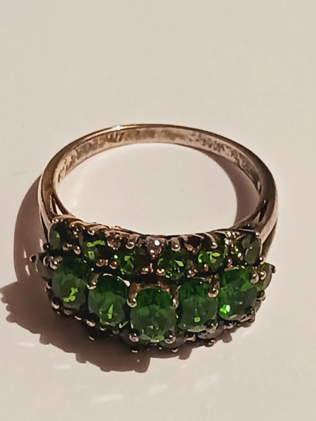 Beautiful Sterling Silver 925 Peridot Ring. Size 9. - photo 3