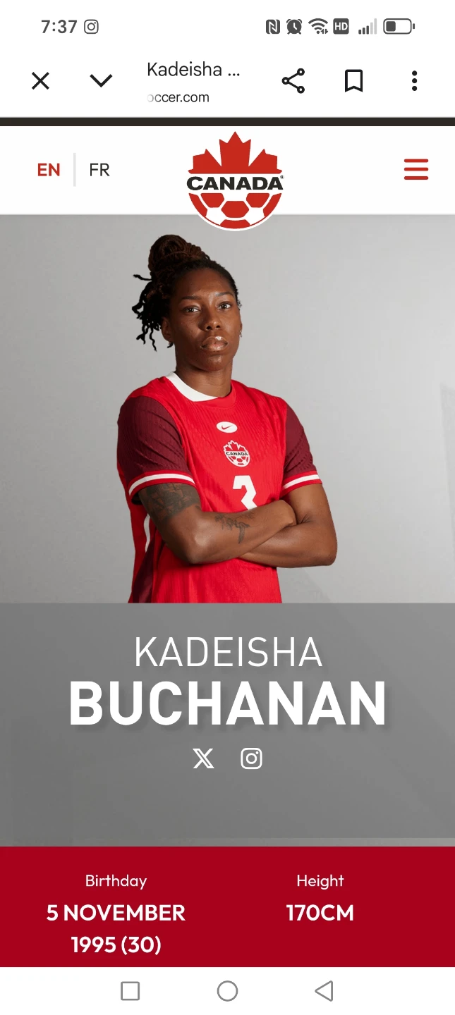 Autographed by Kadeisha Buchanan Soccer Ball - photo 2