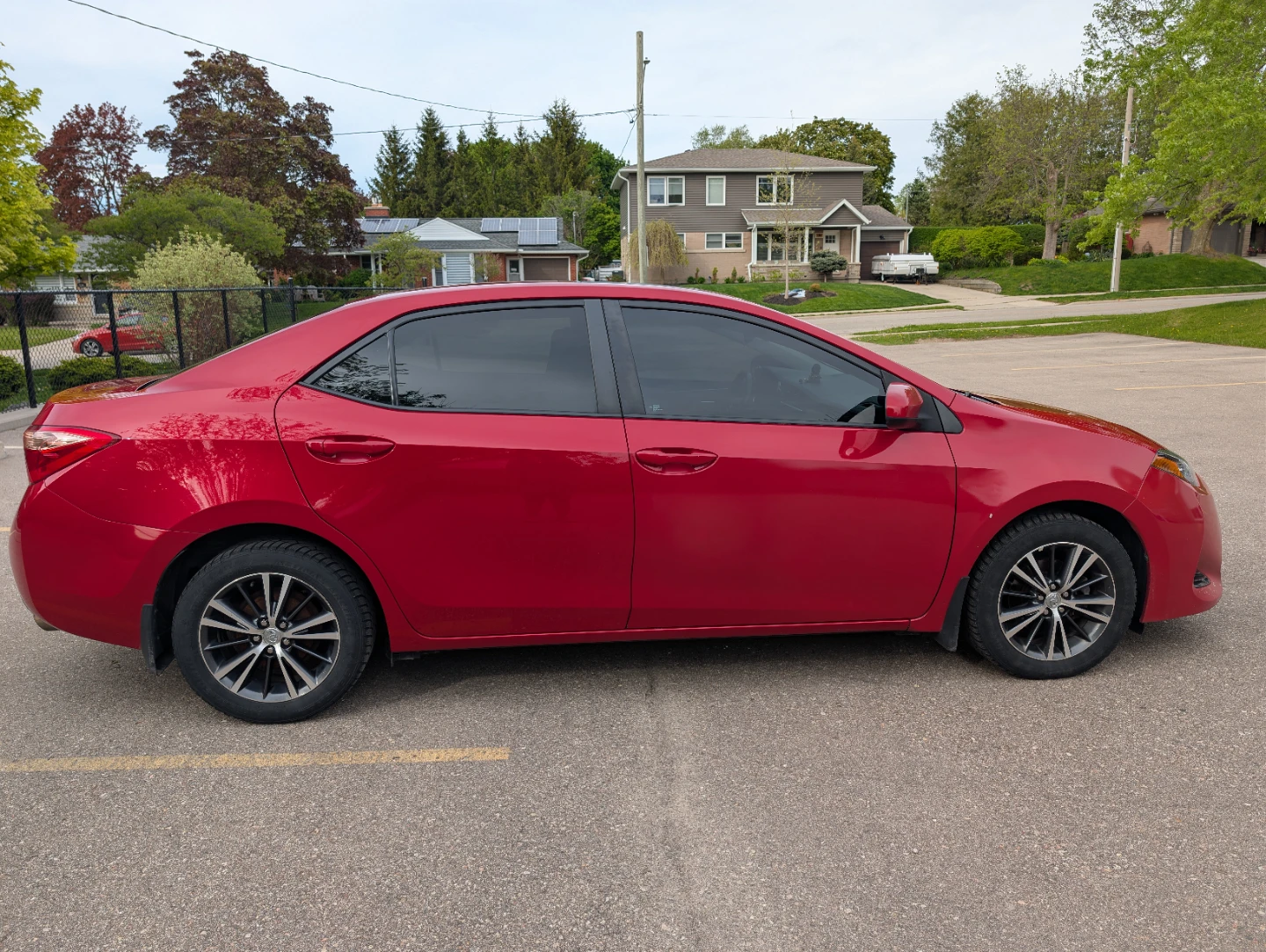Red Toyota Corolla LE Sedan - photo 3