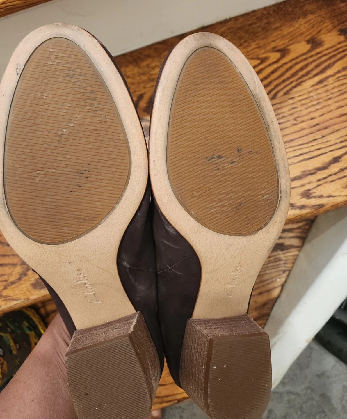 Clarks Suede Mules Size W7.5 - photo 3