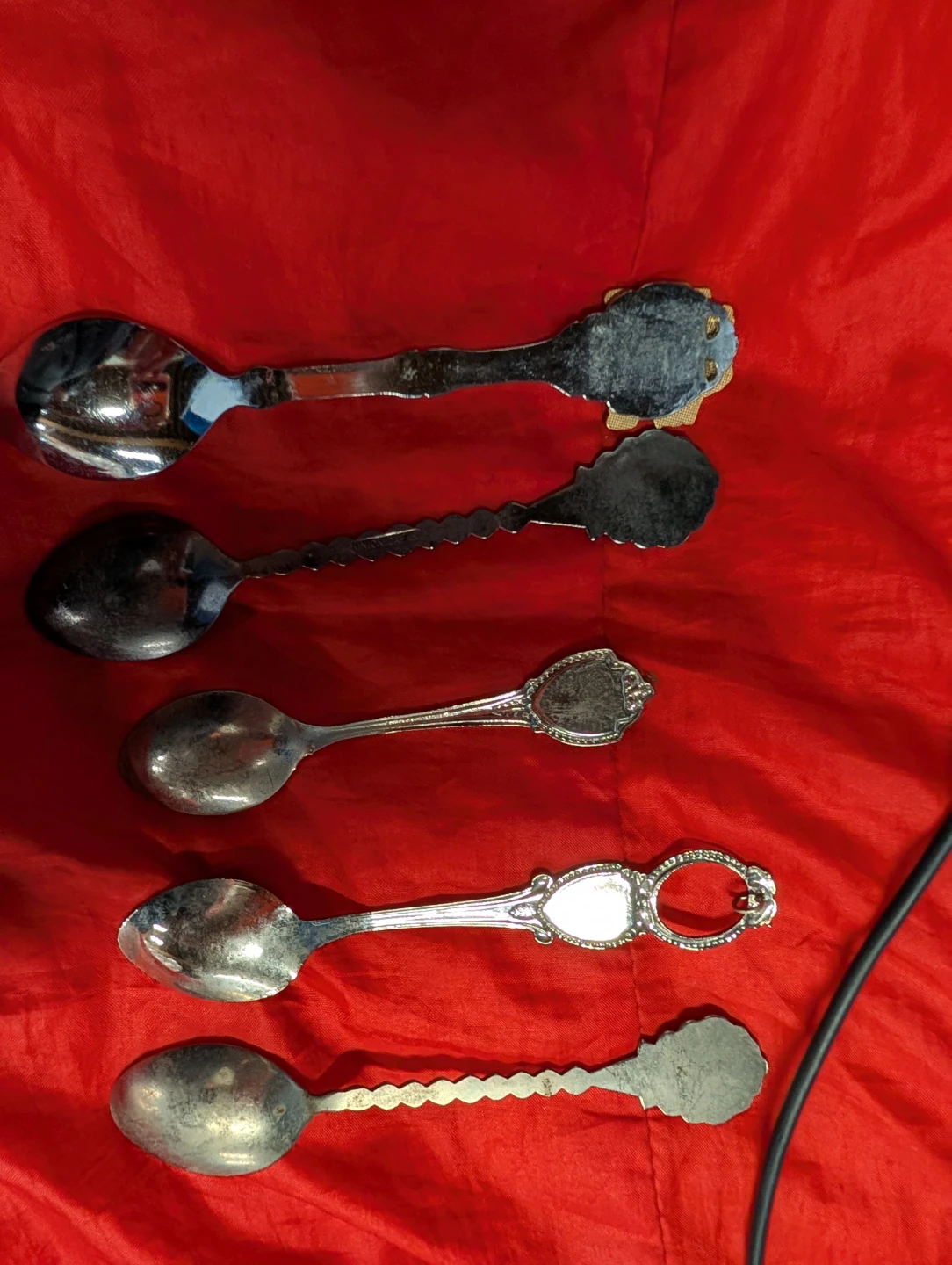 Collection of 5 Souvenir Spoons - photo 3
